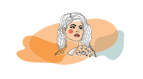 ilustracja kobiety z projektu etnopomorze